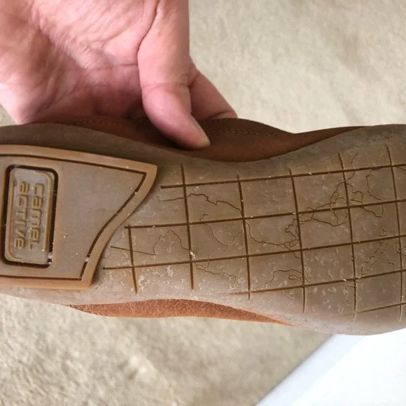 Camel Active leather tan ballet flats size 9 - Picture 8 of 10